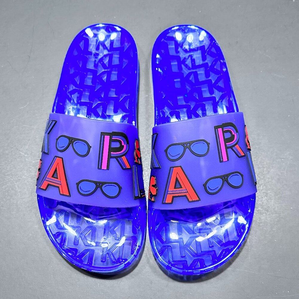 NEW Karl Lagerfeld Sandals Blue Woman size 8